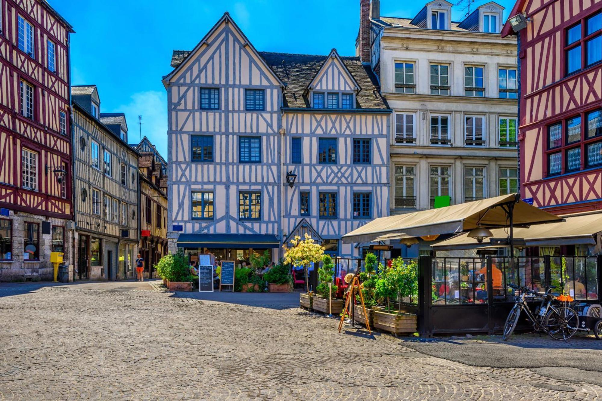 Le Charmant F2 Rue Du Gros Horloge A Rouen! Eksteriør billede